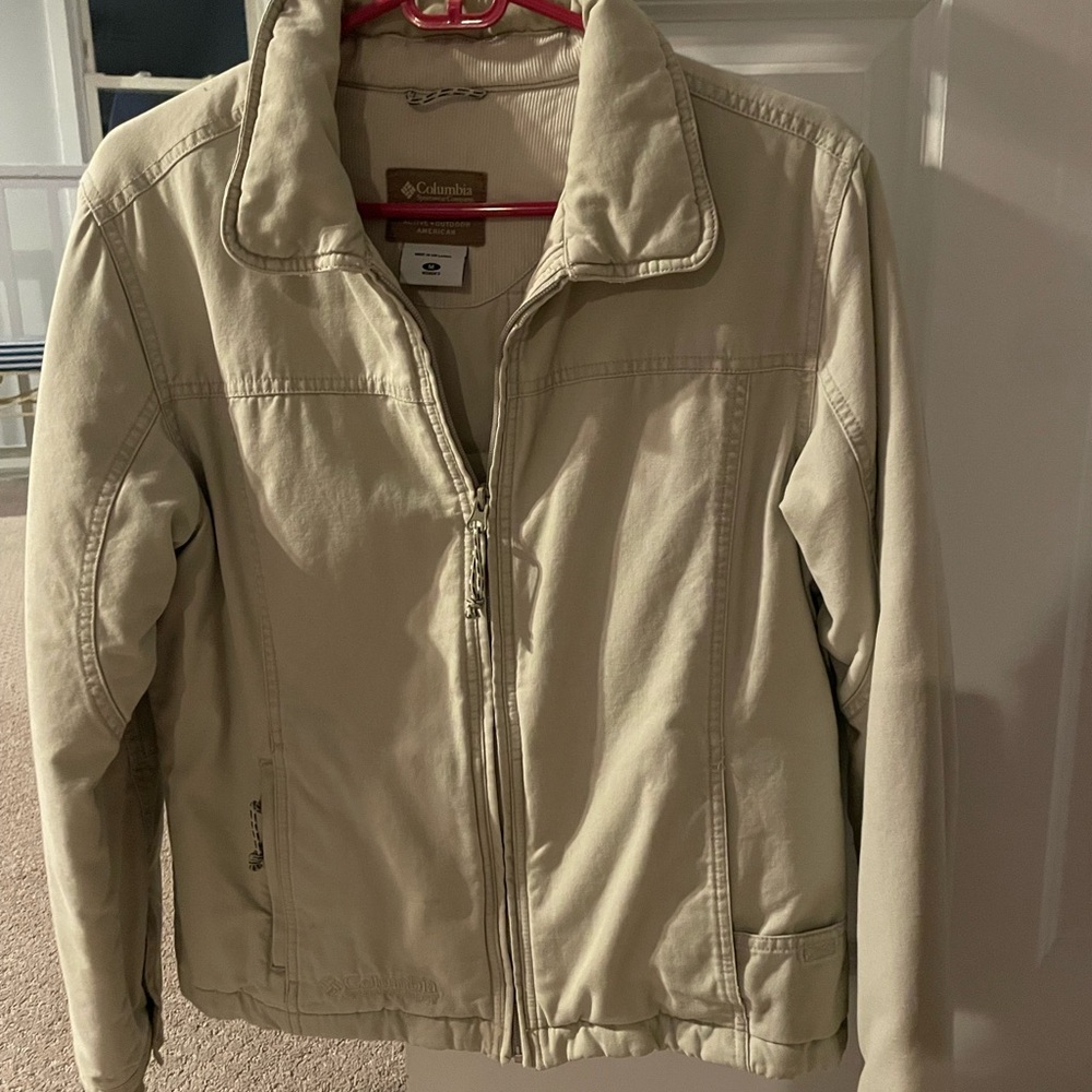 Columbia canvas jacket.